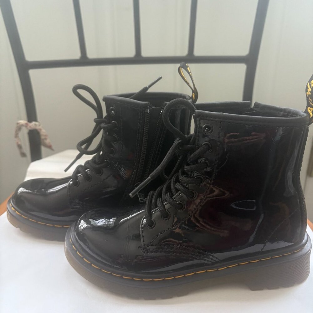 Doc Martens Black Kids Size 13 - Picture 4 of 7